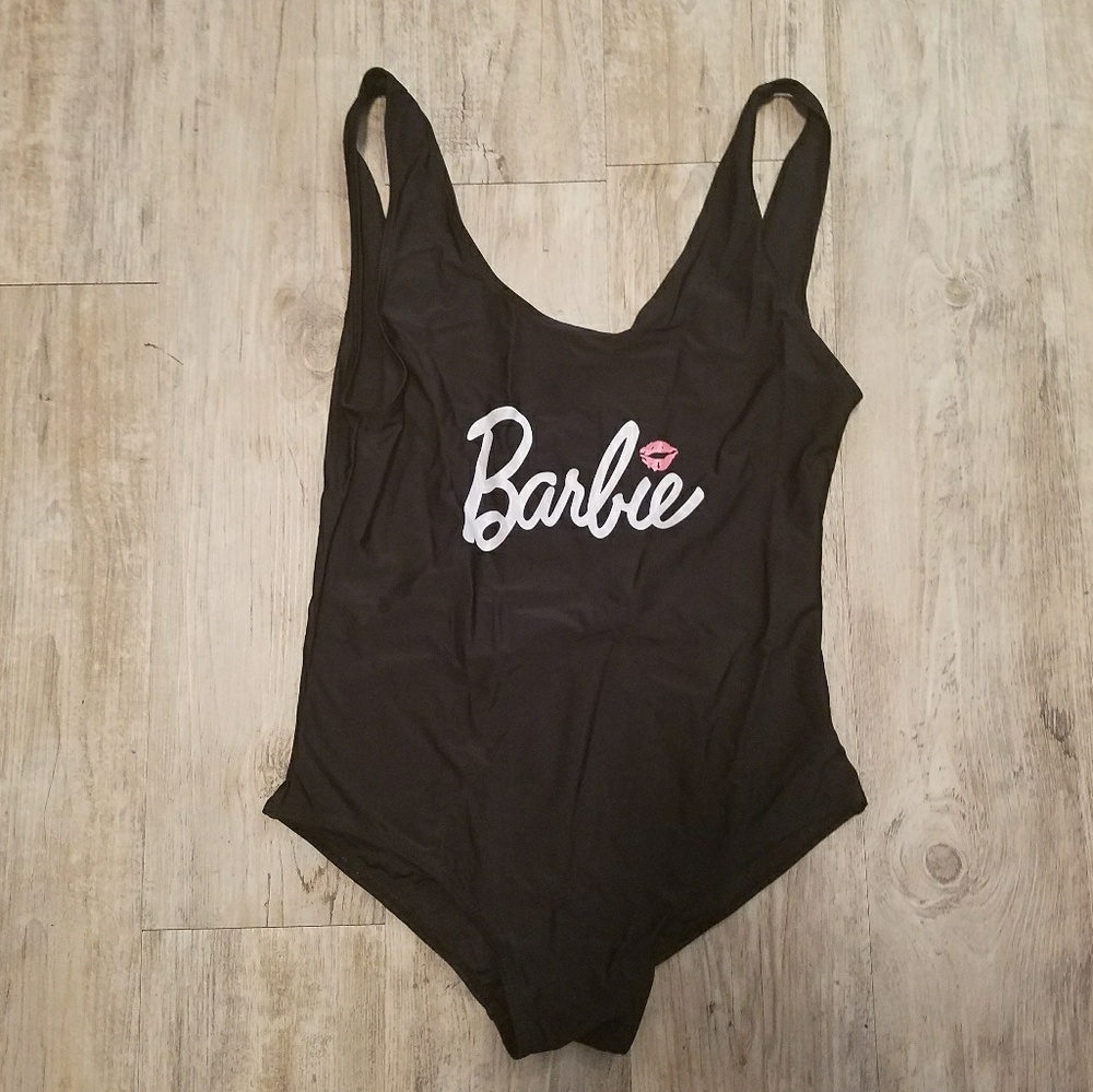 Black onepiece swimwear